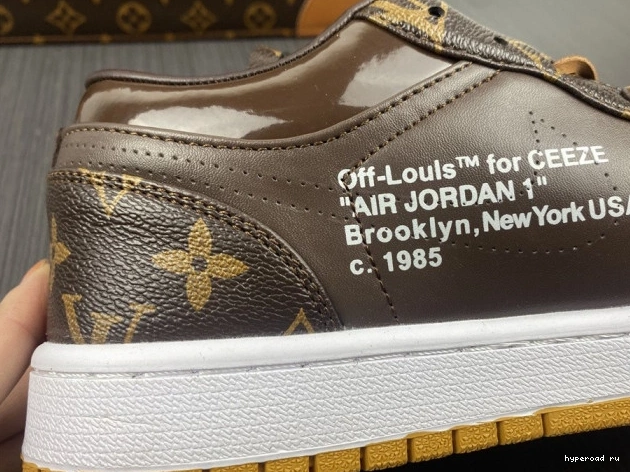 OW 1 x Off-Louis Jordan LOW Air AJ1 0928